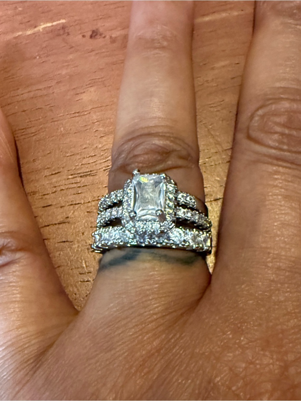 CZ Bridal Ring Set